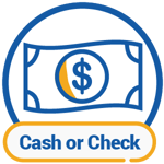 Icon - Cash or Check