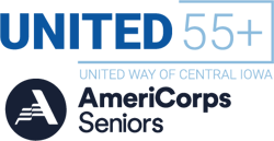 UNITED 55+ AmeriCorps Seniors Logo Lockup - Color - PNG