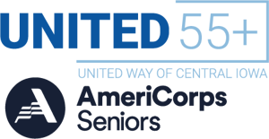UNITED 55+ AmeriCorps Seniors Logo Lockup - Color - PNG