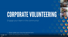 Corporate Volunteering